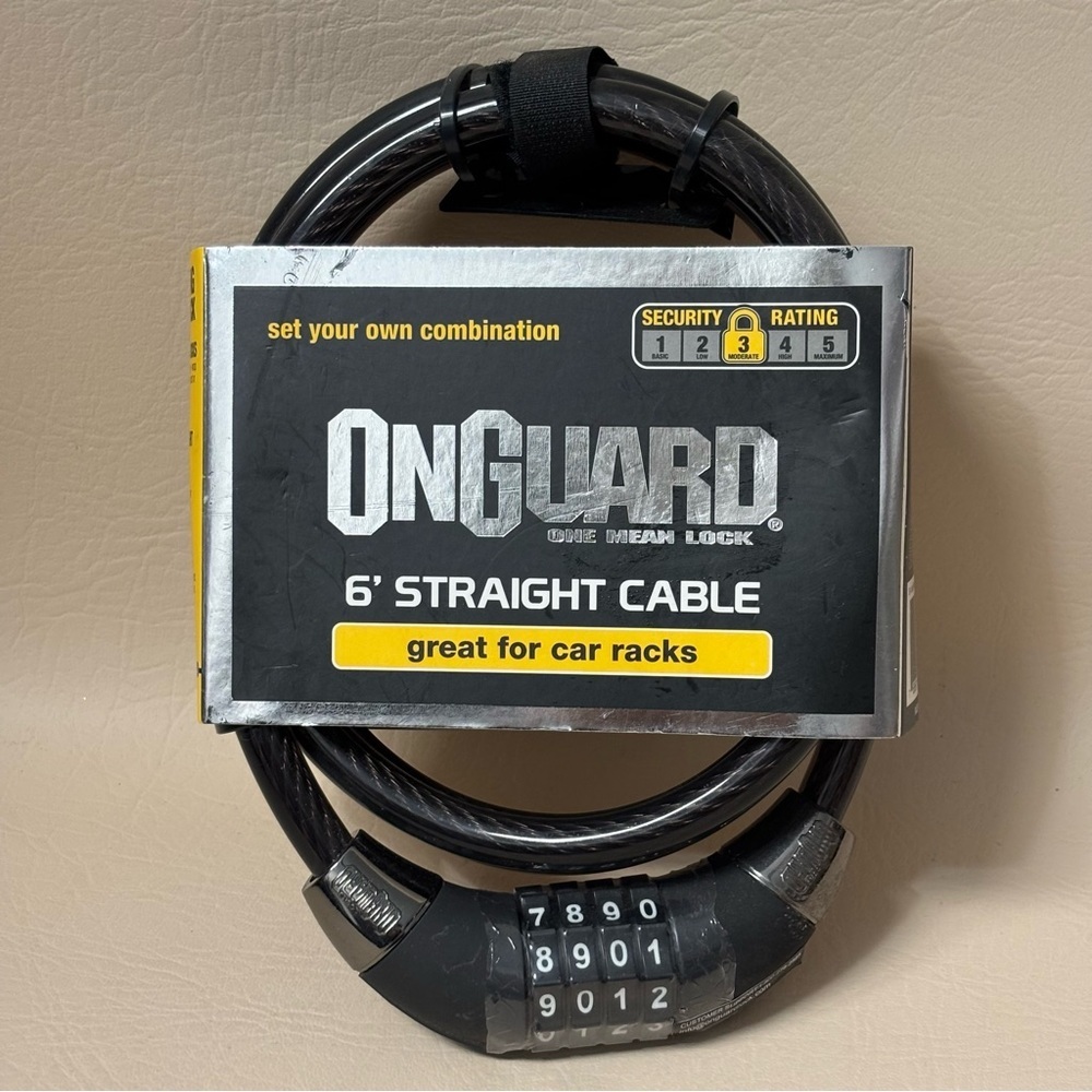 Onguard Bike Lock 6' x.47"
Combination Cable Bike Lock